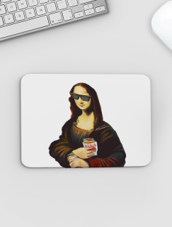 Mona Lisa Stili Tasarımlı Mousepad