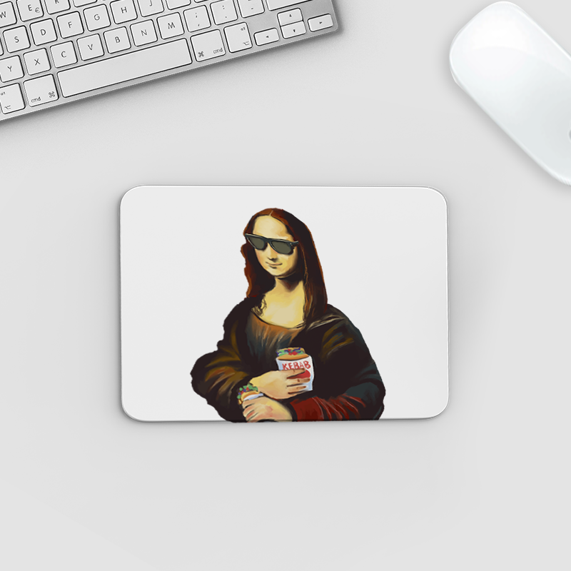 Mona Lisa Stili Tasarımlı Mousepad