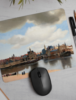 Johannes Vermeer Delft Görünümü (1660–1661) Tasarımlı Mousepad