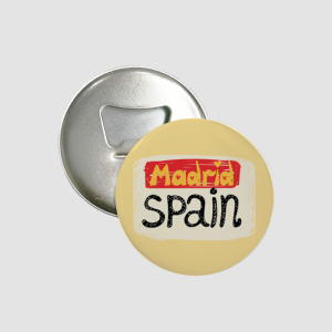 Madrid Spain Yazılı Magnet Açacak