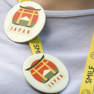 Japonya Sembollü İğneli Rozet
