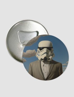 Beyaz Yakalı Stormtrooper Tasarımlı Magnet Açacak