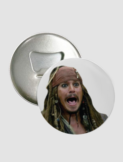 Karayip Korsanları Jack Sparrow Tasarımlı Magnet Açacak