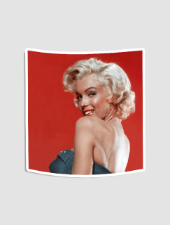 Kırmızı ve Marilyn Sticker