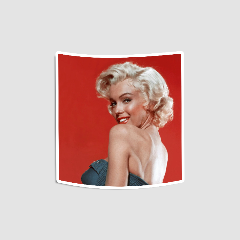 Kırmızı ve Marilyn Sticker