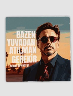 Robert Downer Jr. Tasarımlı 4lü Doğal Taş Bardak Altlığı