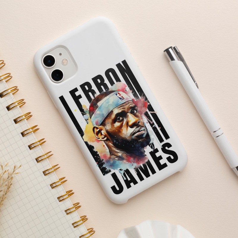 iPhone 13 Pro Lebron James Tasarımlı Basketbol Serisi Telefon Kılıfı