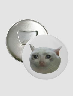 Ağlayan Kedi Caps Tasarımlı Magnet Açacak