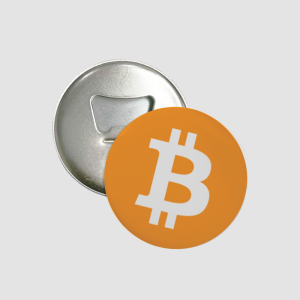 Kripto Para Sembolleri Bitcoin Tasarımlı Magnet Açacak