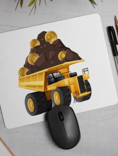 Crypto Mining Tasarımlı Mousepad